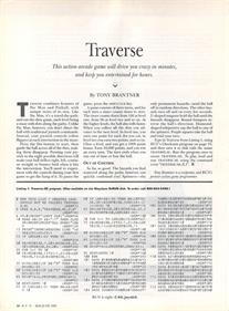 Traverse - Advertisement Flyer - Front Image