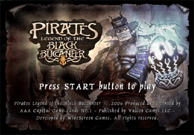 Pirates: Legend of the Black Buccaneer - Screenshot - Game Title Image