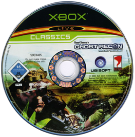 Tom Clancy's Ghost Recon: Island Thunder - Disc Image