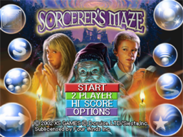 Sorcerer's Maze - Screenshot - Game Title Image