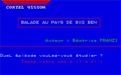 Balade au Pays de Big Ben - Screenshot - Game Title Image