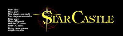 Star Castle - Arcade - Marquee Image