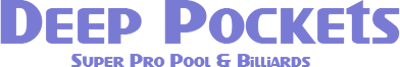 Deep Pockets: Super Pro Pool & Billiards - Clear Logo Image