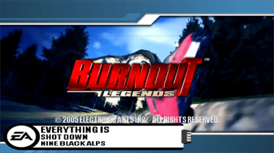 Burnout Legends - Screenshot - Game Title Image
