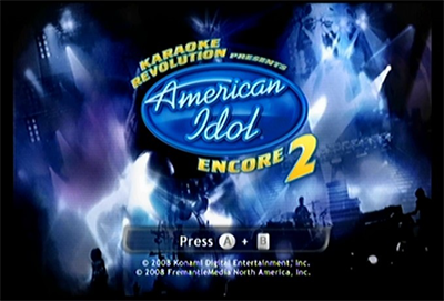 Karaoke Revolution Presents: American Idol Encore 2 - Screenshot - Game Title Image