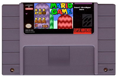 Mario Game - Fanart - Cart - Front Image