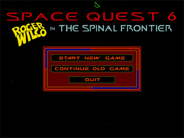 Space Quest 6: Roger Wilco in the Spinal Frontier - Screenshot - Game Title Image