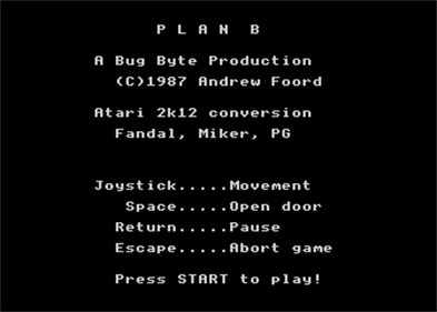 Plan B - Screenshot - Game Title Image