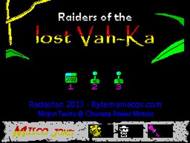 Misco Jones: Raiders of the Lost Vah-Ka - Screenshot - Game Select Image