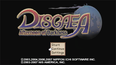 Disgaea: Afternoon of Darkness - Screenshot - Game Title Image