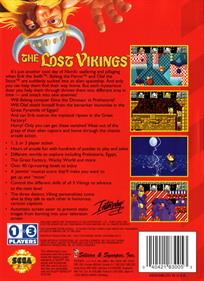 The Lost Vikings - Box - Back Image