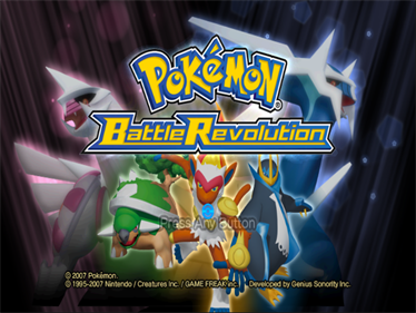 Pokémon Battle Revolution - Screenshot - Game Title Image