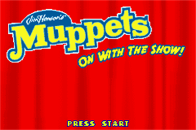 The Muppets: On With the Show! - Screenshot - Game Title Image