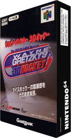Wayne Gretzky's 3D Hockey - Box - 3D Image