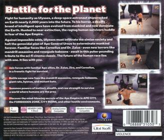 Planet of the Apes - Box - Back Image