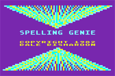 Spelling Genie - Screenshot - Game Title Image