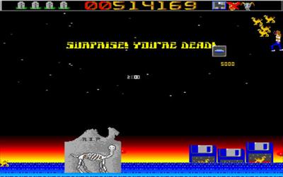 Revenge of the Mutant Camels - Screenshot - Game Over Image