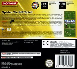 Winning Eleven Pro Evolution Soccer 2007 - Box - Back Image