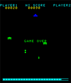 Invader's Revenge - Screenshot - Game Over Image