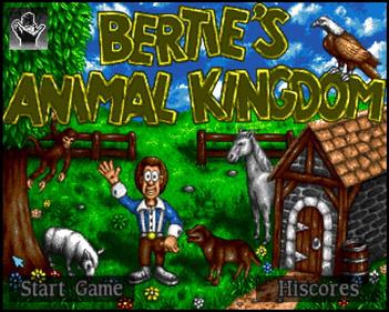Bertie's Animal Kingdom - Screenshot - Game Title Image