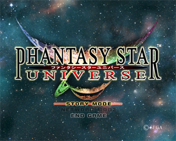 Phantasy Star Universe - Screenshot - Game Title Image