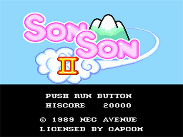 Son Son II - Screenshot - Game Title Image