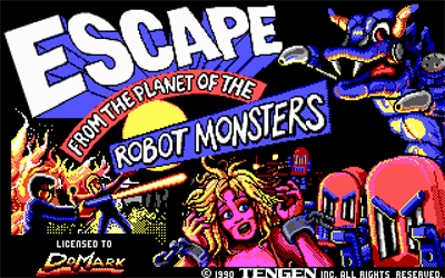 Escape from the Planet of the Robot Monsters - Screenshot - Game Title Image