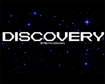 Discovery (MicroIllusions) - Screenshot - Game Title Image