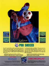 MicroProse Soccer - Advertisement Flyer - Front Image