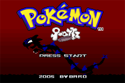 Pokémon Quartz - Screenshot - Game Title Image