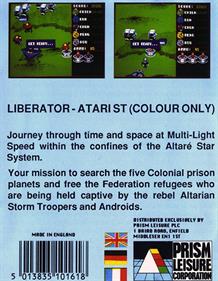 Liberator - Box - Back Image