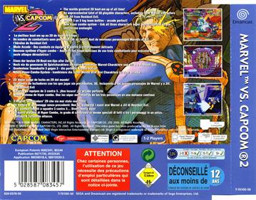 Marvel vs. Capcom 2: New Age of Heroes - Box - Back Image