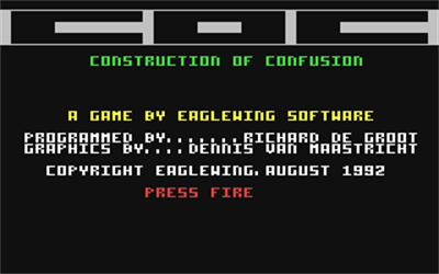 COC: Construction of Confusion - Screenshot - Game Title Image