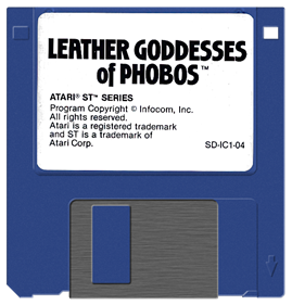 Leather Goddesses of Phobos - Fanart - Disc Image