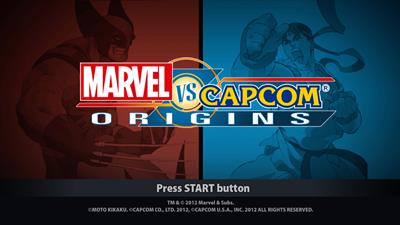 Marvel vs. Capcom Origins - Screenshot - Game Title Image