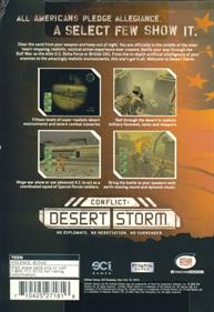 Conflict Desert Storm - Box - Back Image