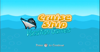 Cruise Ship Vacation Games - Screenshot - Game Title Image