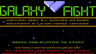 Galaxy Fight: The Incredible Space Fight - Screenshot - Game Title Image