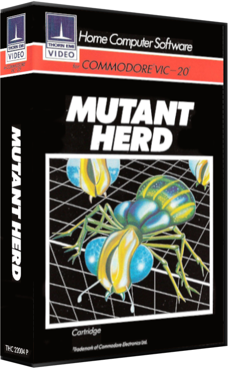Thorn EMI Commodore Commodore VIC 20 Mutant Herd Cartridge 