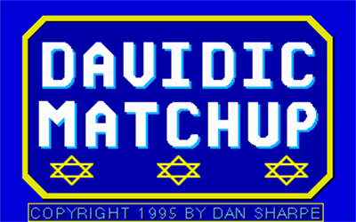 Davidic Matchup - Screenshot - Game Title Image