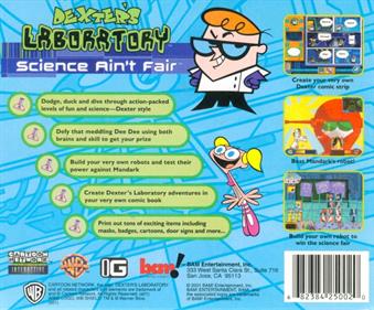 Dexter's Laboratory: Science Ain't Fair - Box - Back