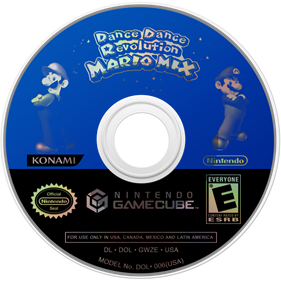 Dance Dance Revolution: Mario Mix - Disc Image