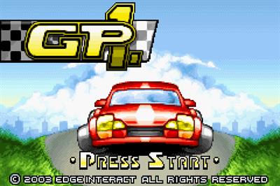 GP-1 Racing - Screenshot - Game Title Image