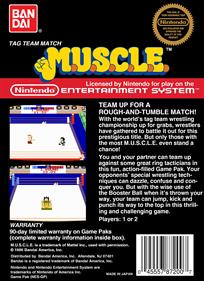 M.U.S.C.L.E.: Tag Team Match - Box - Back Image