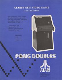 Pong Doubles - Advertisement Flyer - Front Image