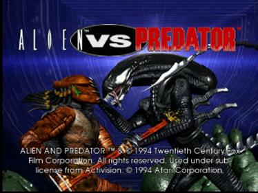 Alien vs Predator - Screenshot - Game Title Image