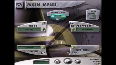 F1 Racing Simulation - Screenshot - Game Select Image
