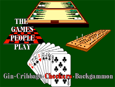 The Games People Play: Gin ∙ Cribbage ∙ Checkers ∙ Backgammon - Screenshot - Game Title Image