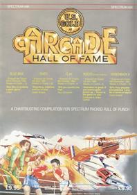 Arcade Hall of Fame - Advertisement Flyer - Front Image