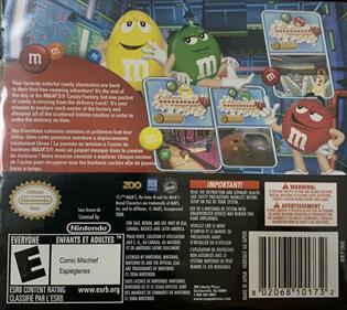 M&M's Adventure - Box - Back Image